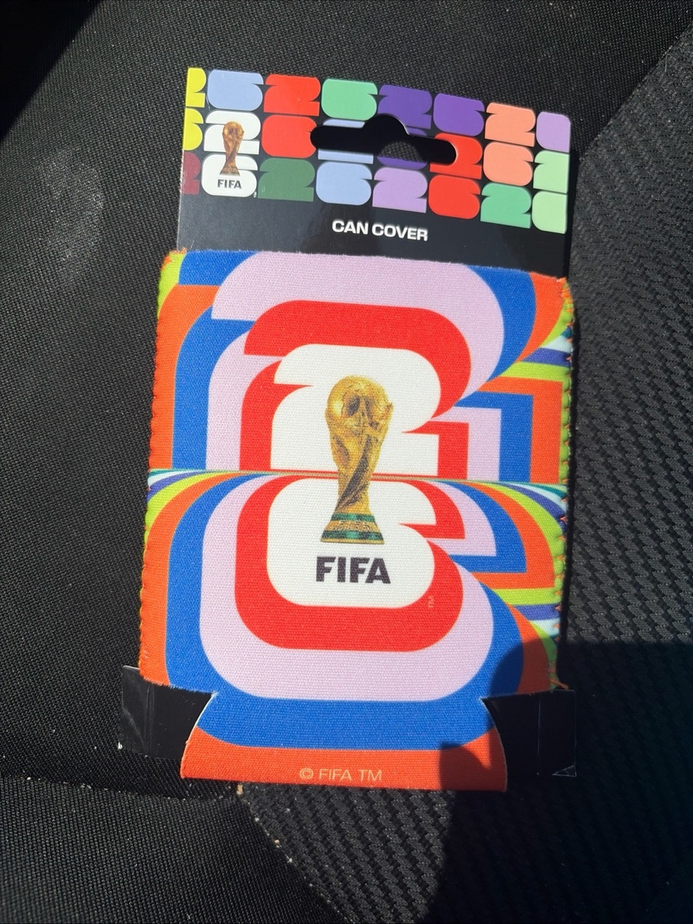 FIFA Multicolor World Cup Can Cover - Official FIFA Branding